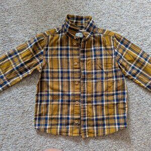 Petit Sezane Tom Shirt - Size 6 - Organic Cotton Button-Down